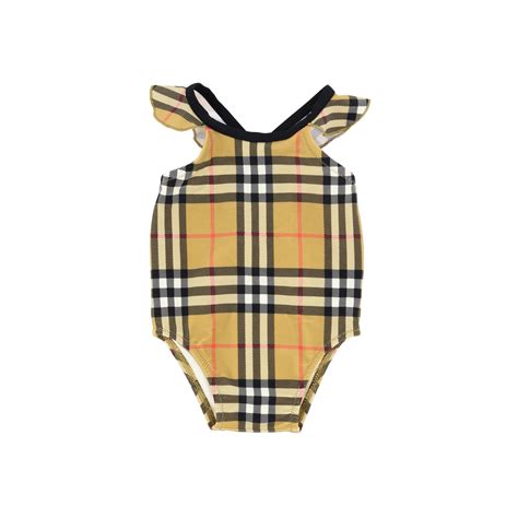 burberry on sale for babies|Burberry baby swimsuit.